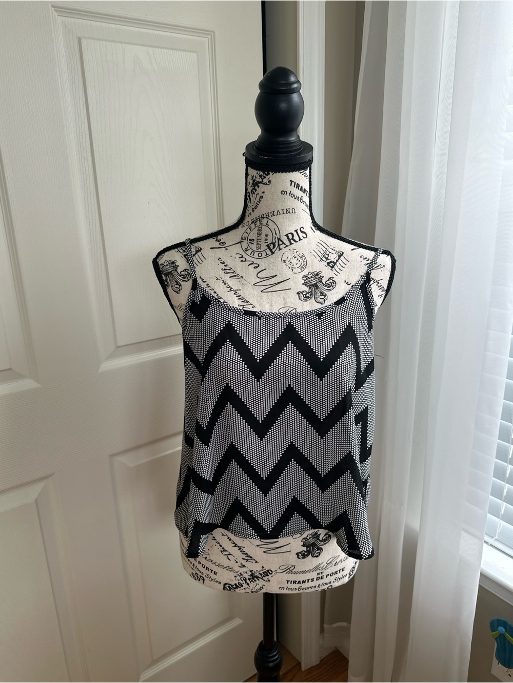 Wet Seal Chevron Tank Top Blouse